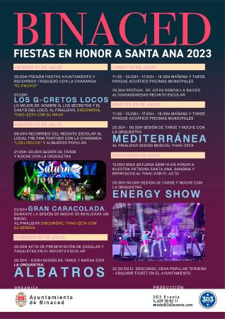 Imagen Fiestas Santa Ana 2023