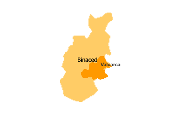 Imagen: Situación en la comarca del Cinca medio