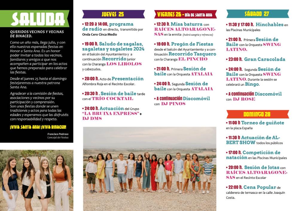 Imagen Fiestas en Honor a Santa Ana